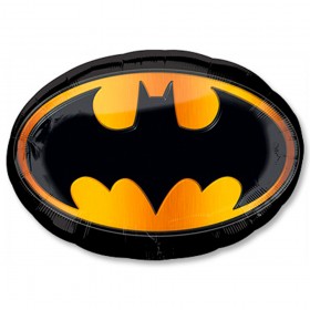 Фольгированный шар Бэтмен эмблема фото 1