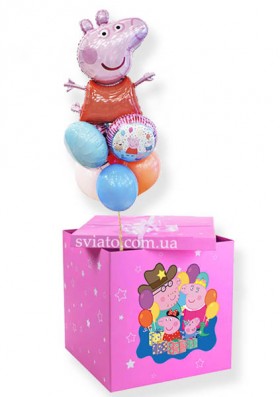 Коробка з кульками Peppa Pig 118132 фото 1
