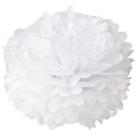 Бумажный декор цветок - помпон фото 2