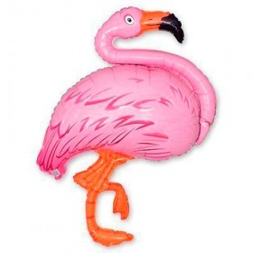 Фольгированный шар фламинго фото 1