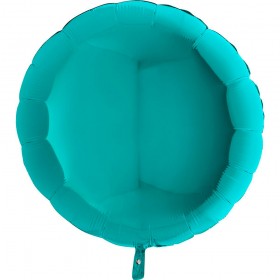 Фольгированный шар круг большой однотонный фото 10 тиффани