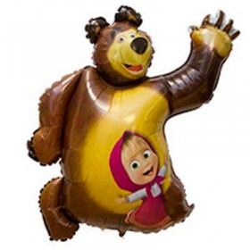 Фольгированный шар Маша и Медведь