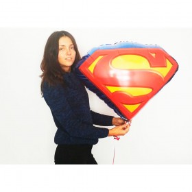 Фольгированный шар Супермен эмблема фото 2