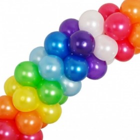 Гирлянда из воздушных шаров металлик: микс цветов фото 1