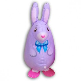 Ходячий шар Кролик фиолетовый фото