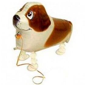 Ходячий шар Собака коричневая фото