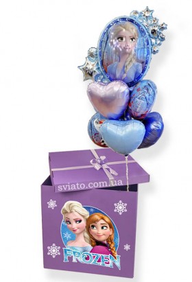 Коробка сюрприз с шарами Frozen 118133