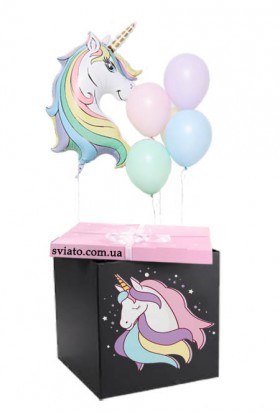 Коробка з кульками Magic Unicorn фото 1