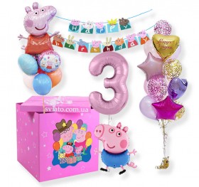 Набір повітряних кульок Peppa Pig Set 307010