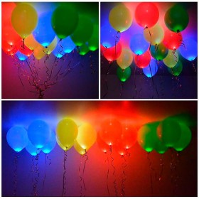 Светящиеся шары круглые разноцветные фото 2